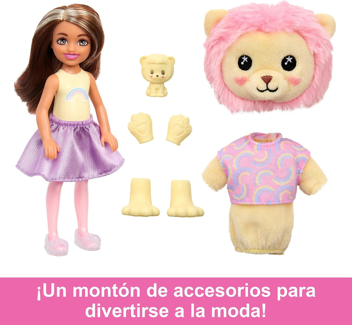 Muñeca Mattel Barbie Chelsea Cutie Reveal: Serie Cozy Cute Tees Sorpresa – JUGUETE NUEVO EN TUBO