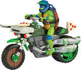 Pack Tortugas Ninja Caos Mutante Moto Ninja Kick Cycle con Figura de Leonardo 11.5 cm – Playmates / Famosa (2023)