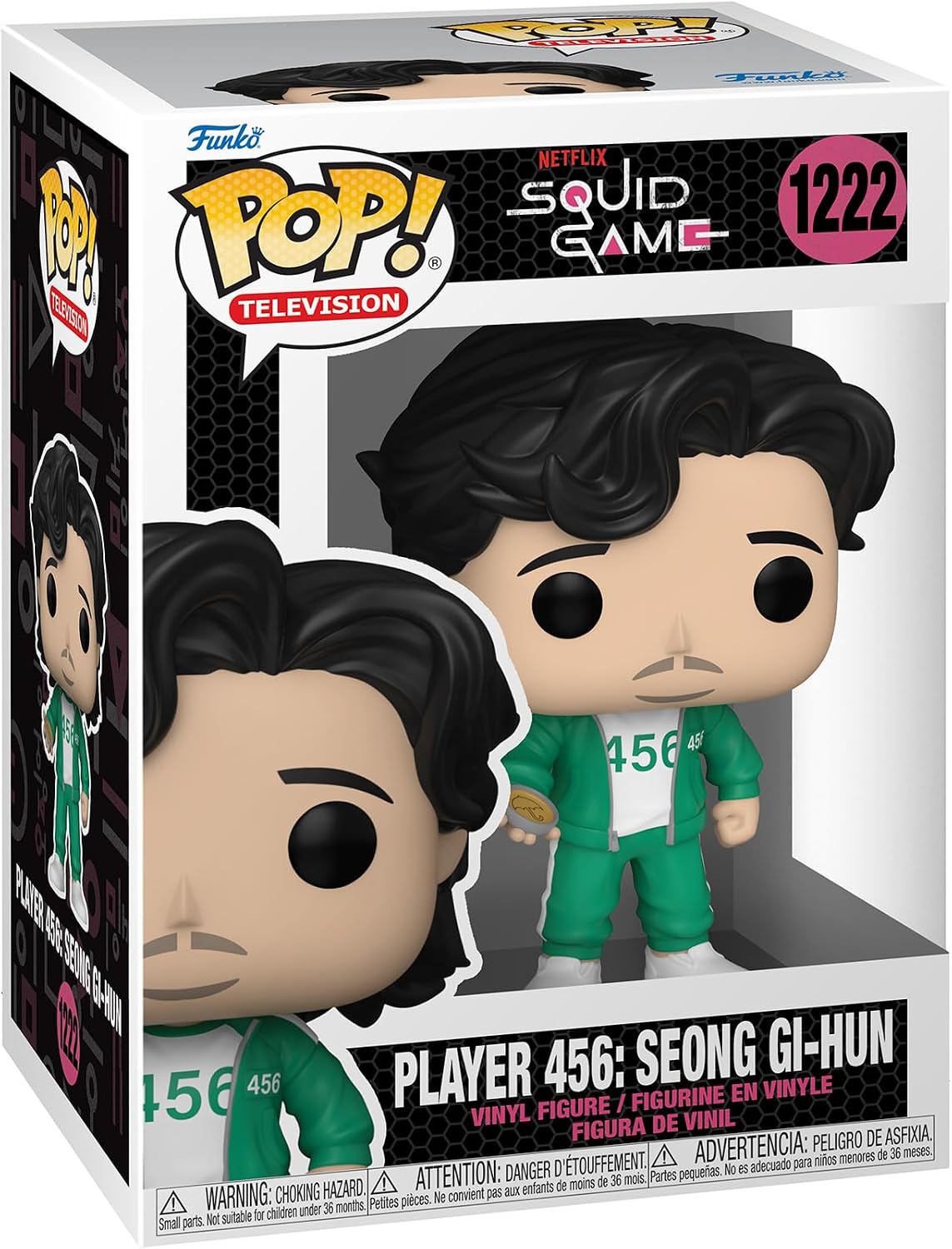 Funko Pop! Television 2022 Squid Game Player 456: Seong Gi-Hun #1222 - Edición Oficial Netflix