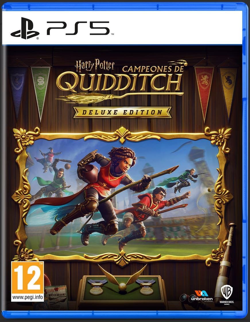Harry Potter: Campeones de Quidditch – Deluxe Edition (PS5) – Videojuego Físico del Mundo Mágico para PlayStation 5 (2024)