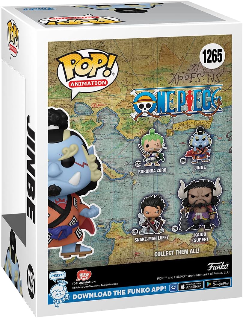 Funko Pop! Animation: One Piece - Jinbe de 9 cm (#1265) - Año 2023