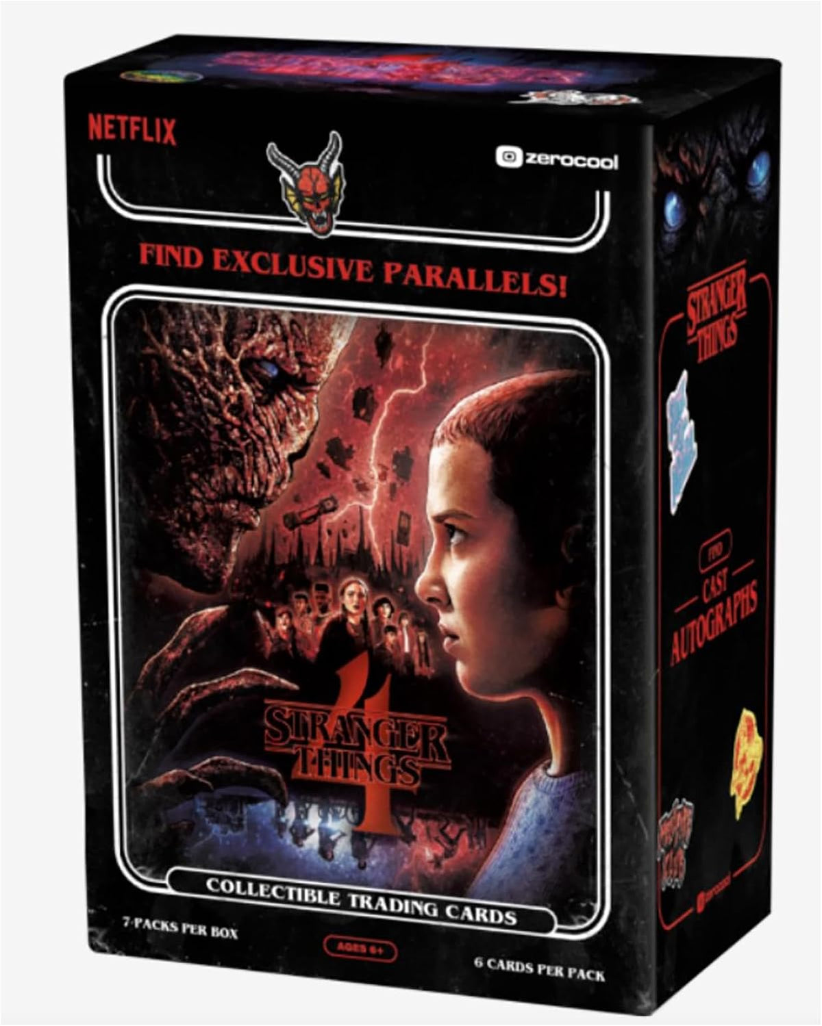 Caja de Cartas Topps Zerocool Stranger Things Temporada 4 (Value Box) - 42 Cartas - Año 2023