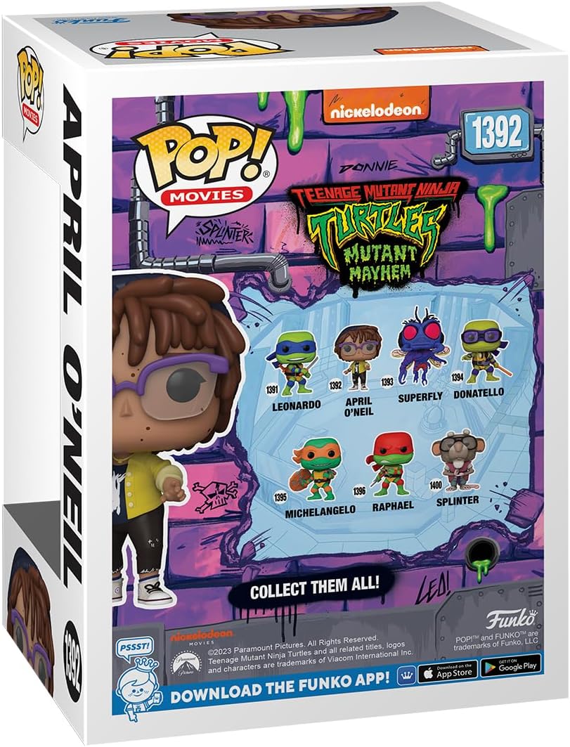 Funko Pop! Movies: TMNT Mutant Mayhem - April O'Neil de 9 cm (#1392)