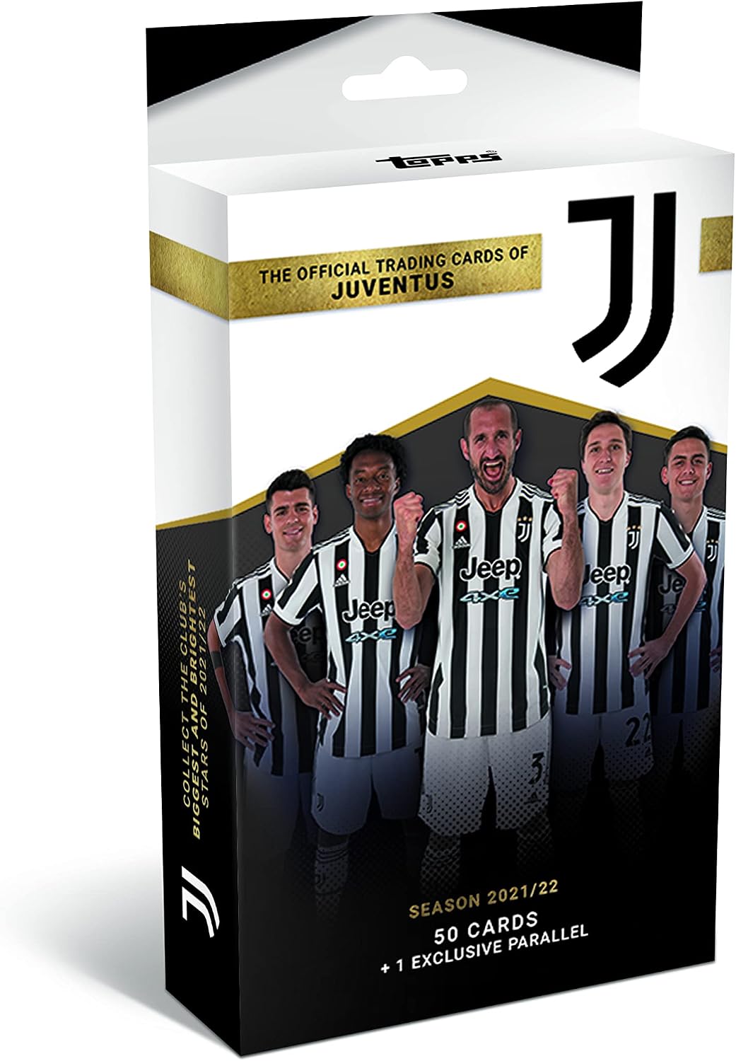 Caja de Cartas Topps Juventus FC Official Team Set 2021/22 - 50 Cartas - Año 2022