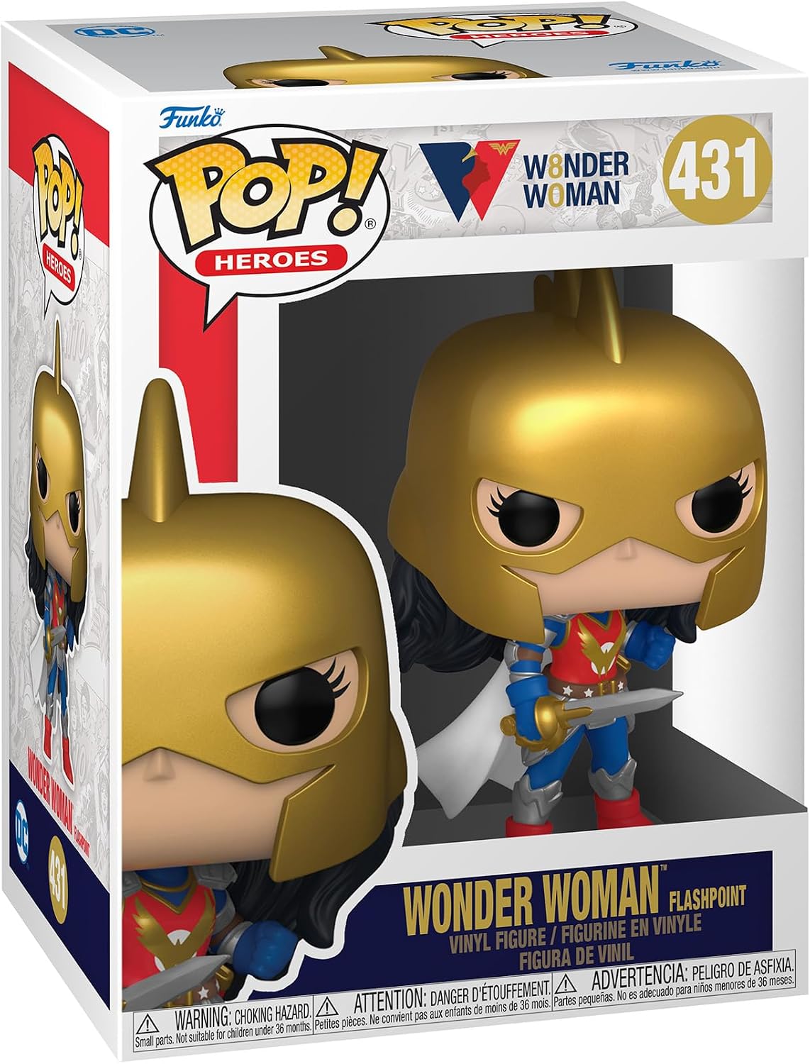 Funko Pop! Heroes Wonder Woman Flashpoint #431 - DC Comics Special Edition