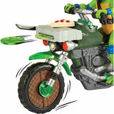 Pack Tortugas Ninja Caos Mutante Moto Ninja Kick Cycle con Figura de Leonardo 11.5 cm – Playmates / Famosa (2023)