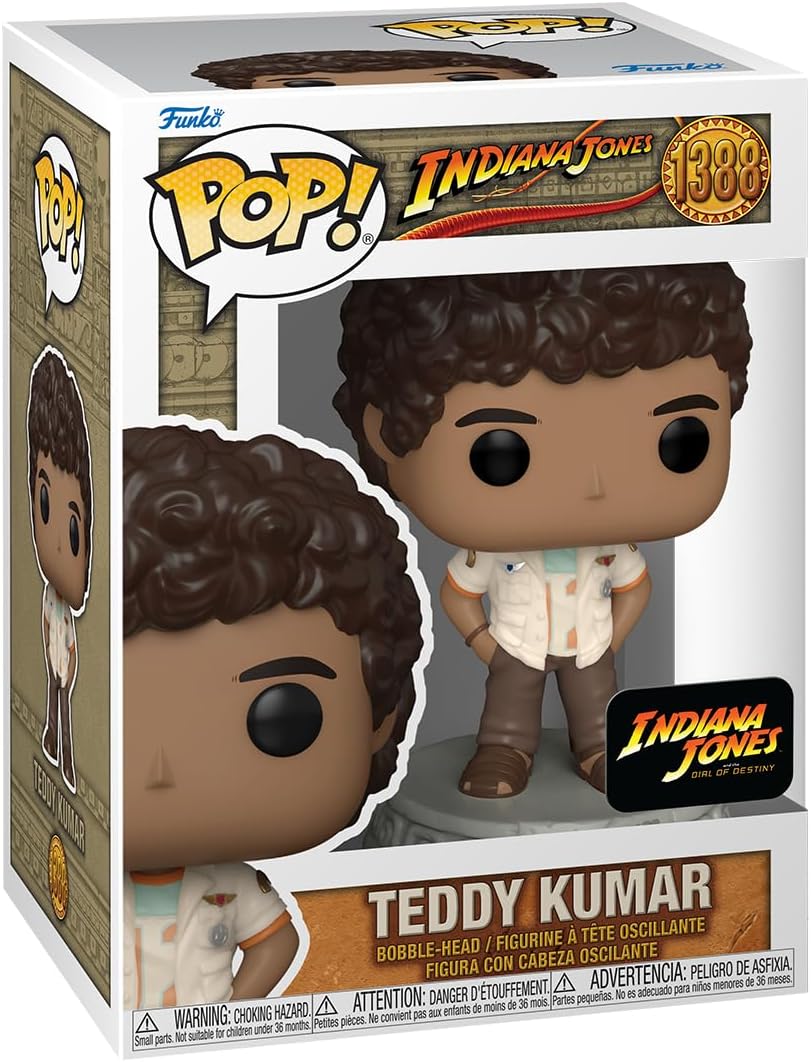 Funko Pop! Movies 2023 Indiana Jones and the Dial of Destiny Teddy Kumar #1388