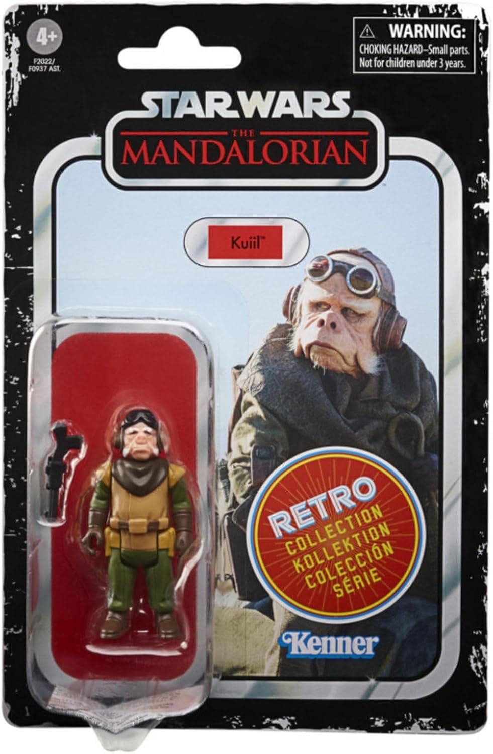 Figura Hasbro Star Wars The Retro Collection: The Mandalorian - Kuiil de 9.5 cm (#F2022) - Año 2021