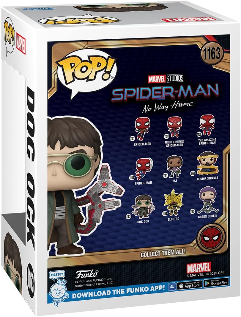 Funko Pop! Marvel: Spider-Man No Way Home - Doc Ock de 9 cm (#1163) - Año 2022