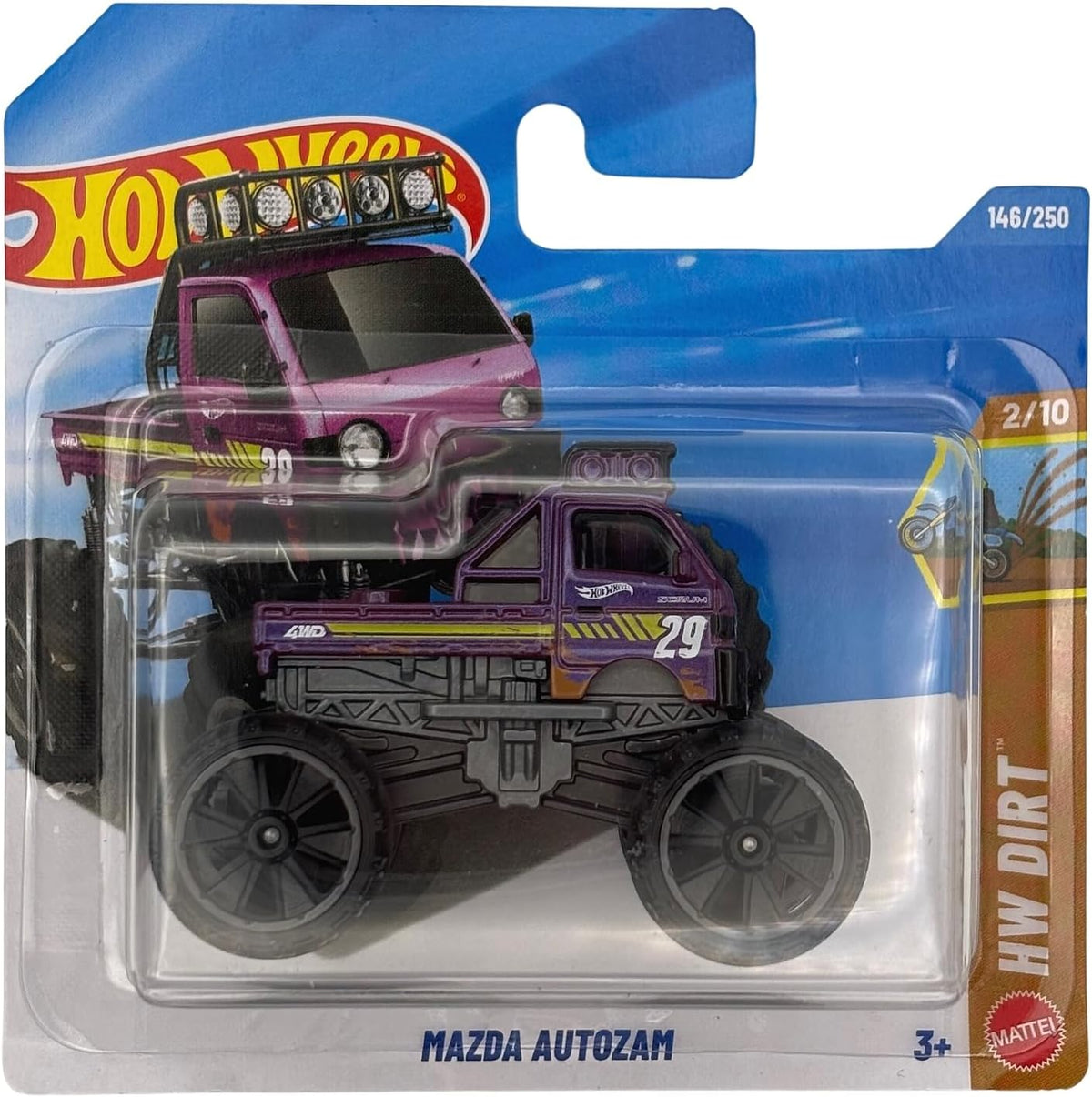 Hot Wheels Mazda Autozam Púrpura 7 cm (146/250) – Mattel (2026)
