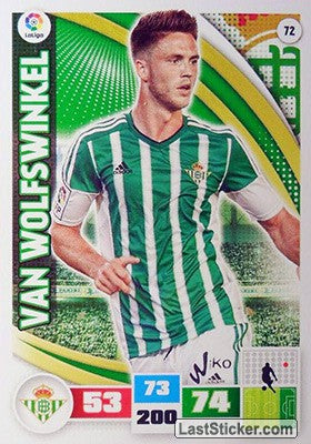 072 · Van Wolfswinkel · Real Betis · Básica - Panini Adrenalyn XL Liga BBVA 2015-16