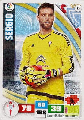 073 · Sergio · R.C. Celta · Básica - Panini Adrenalyn XL Liga BBVA 2015-16