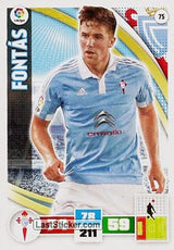 075 · Fontás · R.C. Celta · Básica - Panini Adrenalyn XL Liga BBVA 2015-16