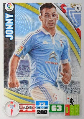 077 · Jonny · R.C. Celta · Básica - Panini Adrenalyn XL Liga BBVA 2015-16