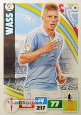 078 · Wass · R.C. Celta · Básica - Panini Adrenalyn XL Liga BBVA 2015-16