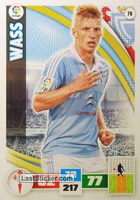 078 · Wass · R.C. Celta · Básica - Panini Adrenalyn XL Liga BBVA 2015-16