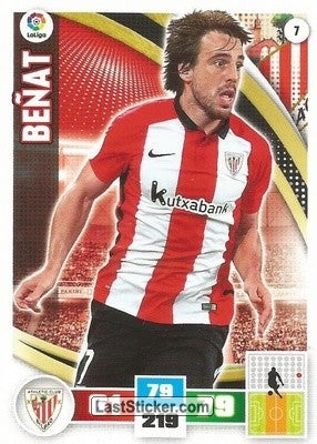 007 · Beñat · Athletic Club · Básica - Panini Adrenalyn XL Liga BBVA 2015-16