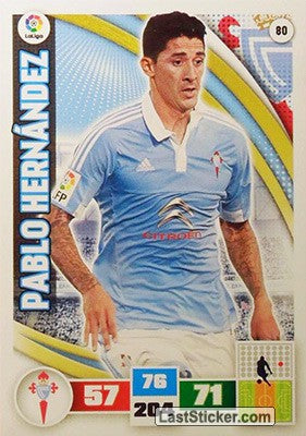 080 · Pablo Hernández · R.C. Celta · Básica - Panini Adrenalyn XL Liga BBVA 2015-16