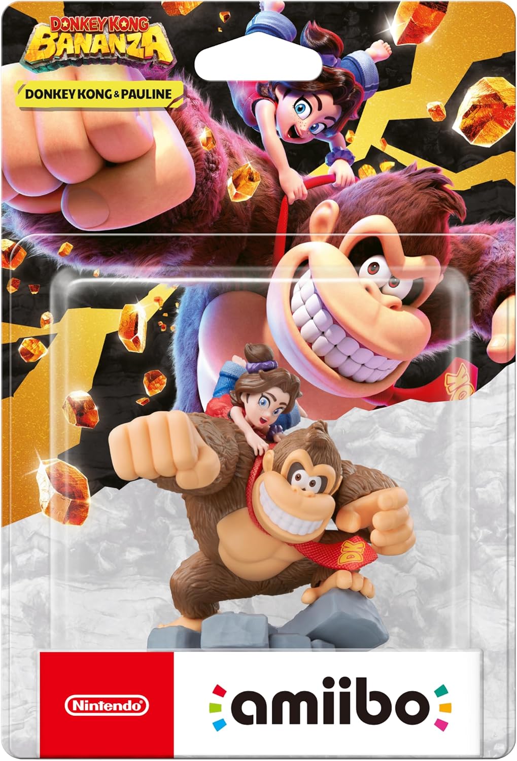 Figura amiibo Nintendo: Donkey Kong Bananza Series - Donkey Kong & Pauline - Año 2025