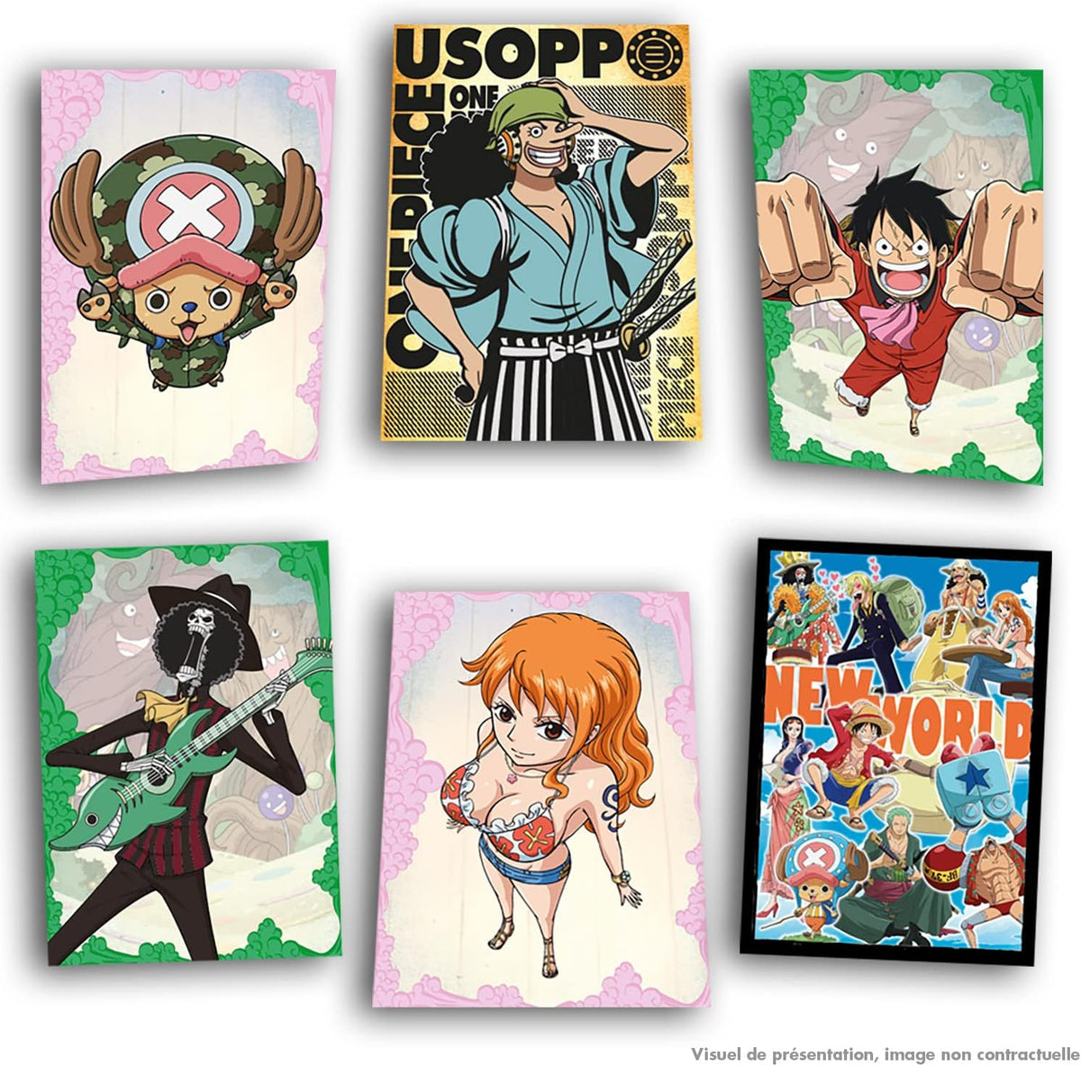Blíster de Sobres Panini One Piece El Nuevo Mundo – Pack de 13 Sobres con 52 Cromos y 13 Cartas (Año 2021)