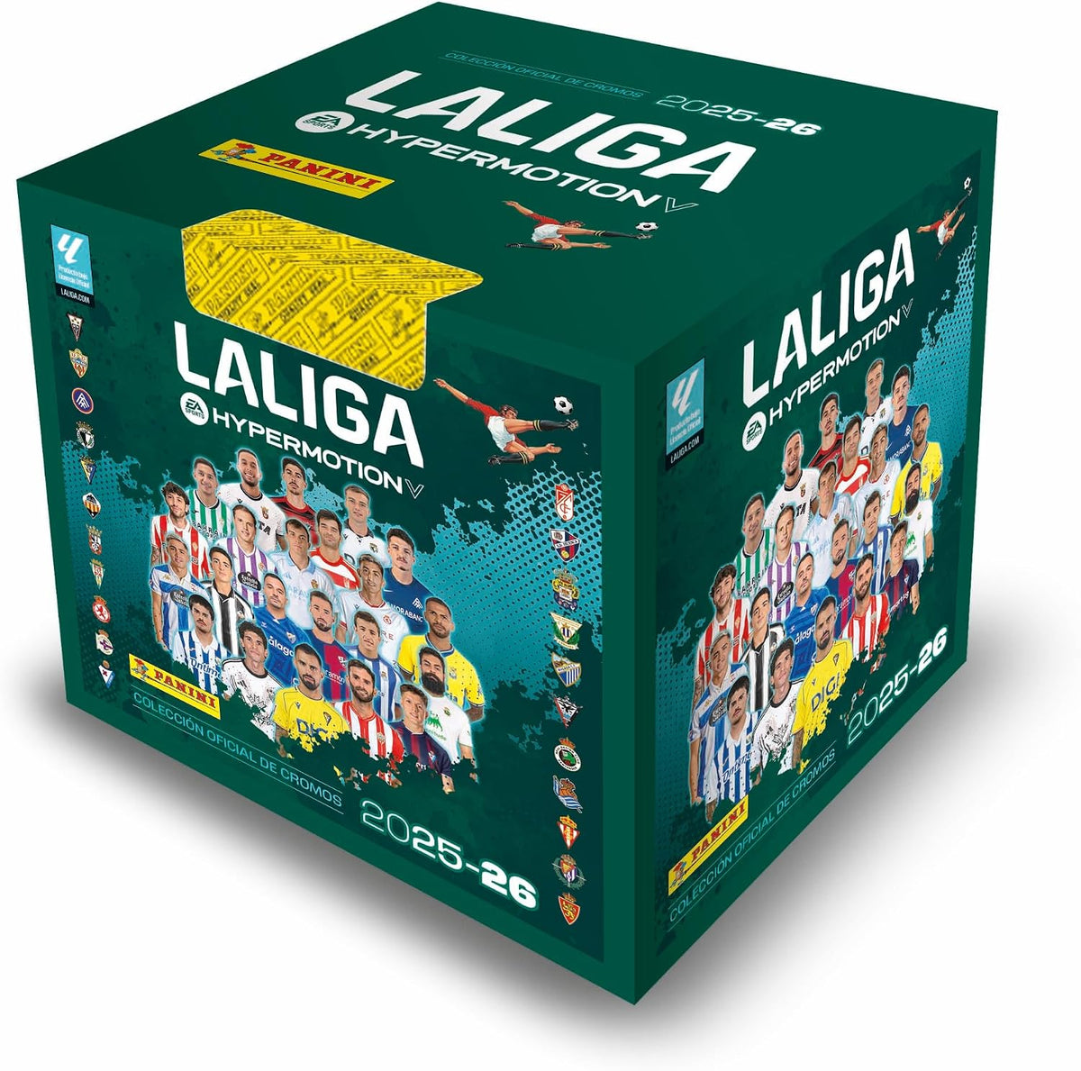 Caja de Cromos Panini LaLiga Hypermotion 2025-26 (50 Sobres) - Oficial y Sellada