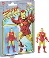 Figura Hasbro Marvel Legends Retro 375 Collection: The Invincible Iron Man de 9.5 cm (#F2656) - Año 2021