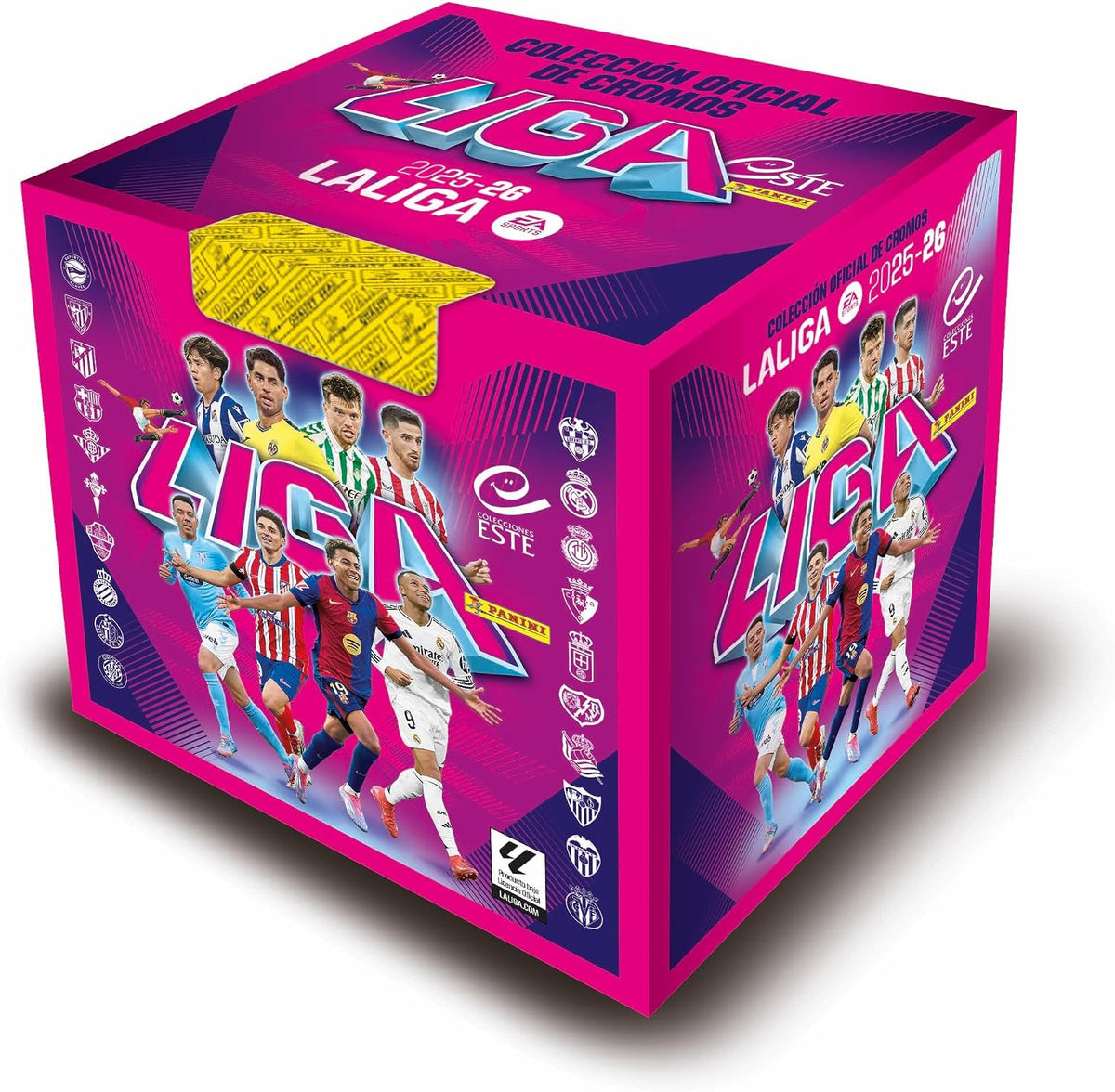 Panini Colecciones Este Caja de 50 Sobres de Cromos Oficiales LALIGA EA Sports 2025-26