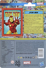 Figura Hasbro Marvel Legends Retro 375 Collection: The Invincible Iron Man de 9.5 cm (#F2656) - Año 2021