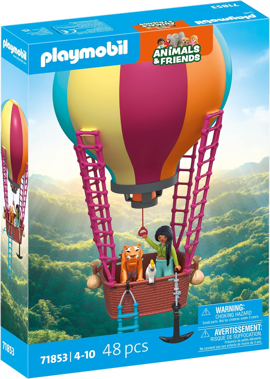 Playmobil Animals & Friends 2024 Paseo en Globo Aerostático (Balloon Ride) #71853