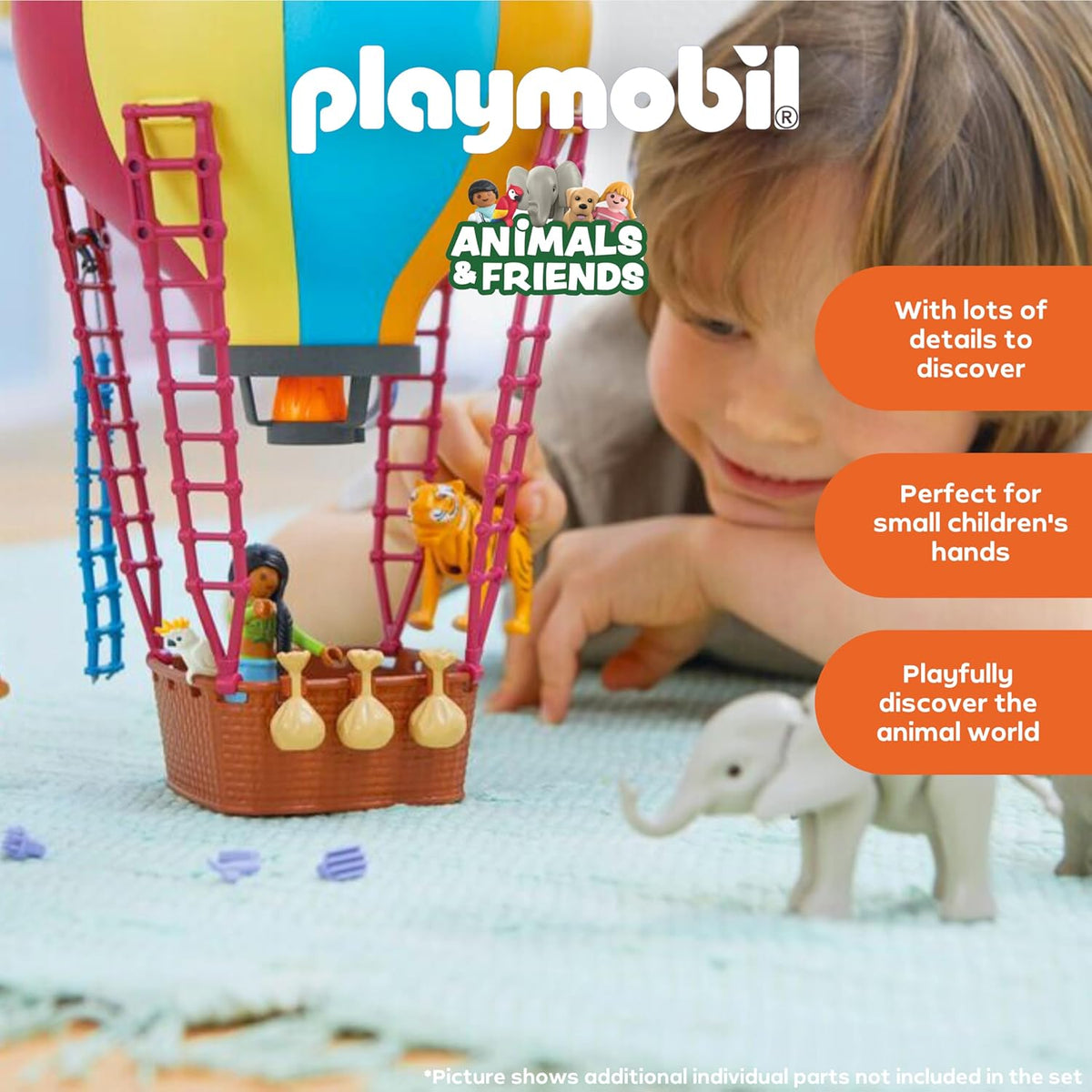 Playmobil Animals & Friends 2024 Paseo en Globo Aerostático (Balloon Ride) #71853