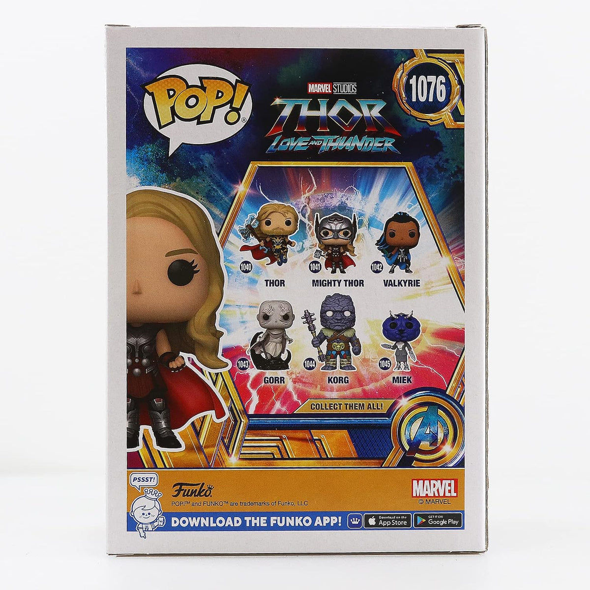 Funko Pop! Marvel 2022 Thor: Love and Thunder Mighty Thor #1076 - Special Edition Bobble-Head