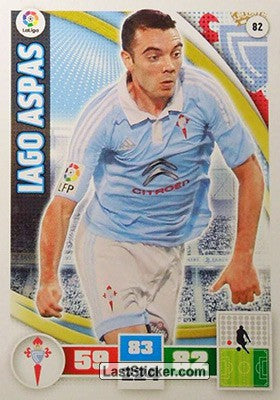 082 · Iago Aspas · R.C. Celta · Básica - Panini Adrenalyn XL Liga BBVA 2015-16