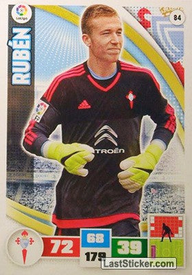084 · Rubén · R.C. Celta · Básica - Panini Adrenalyn XL Liga BBVA 2015-16