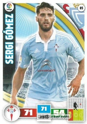 085 · Sergi Gómez · R.C. Celta · Básica - Panini Adrenalyn XL Liga BBVA 2015-16