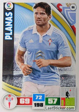 086 · Planas · R.C. Celta · Básica - Panini Adrenalyn XL Liga BBVA 2015-16