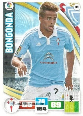 089 · Bongonda · R.C. Celta · Básica - Panini Adrenalyn XL Liga BBVA 2015-16