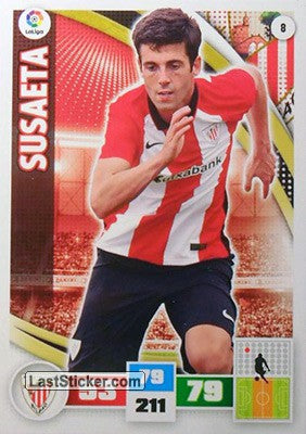 008 · Susaeta · Athletic Club · Básica - Panini Adrenalyn XL Liga BBVA 2015-16