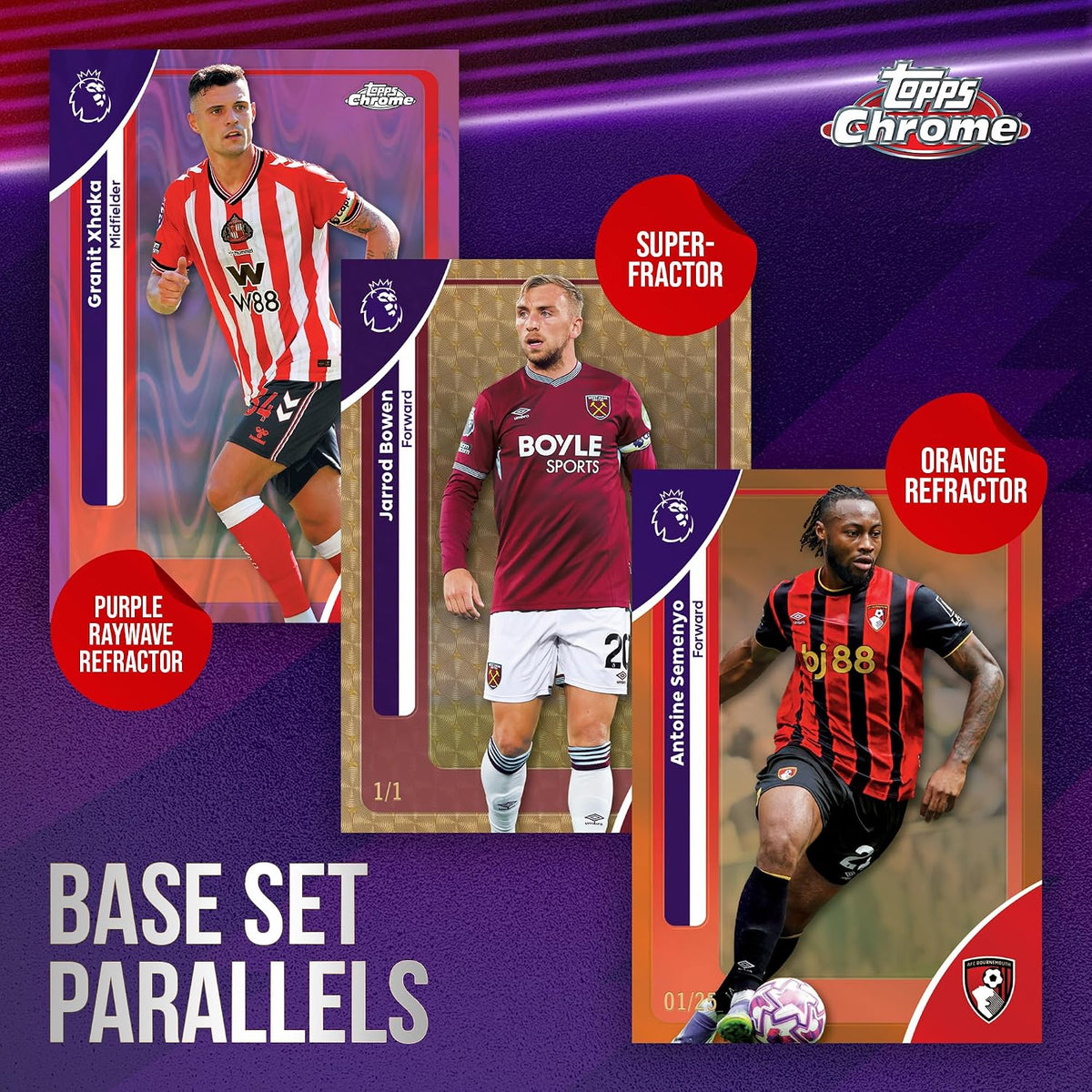 Caja de Sobres Topps Chrome Premier League 2026 – Value Blaster Box de 28 Cartas (Año 2026)