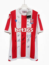 Camiseta Stoke City 2019/20 Local - Firmada por la Plantilla - Talla M