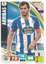 094 · Arribas · R.C. Deportivo · Básica - Panini Adrenalyn XL Liga BBVA 2015-16