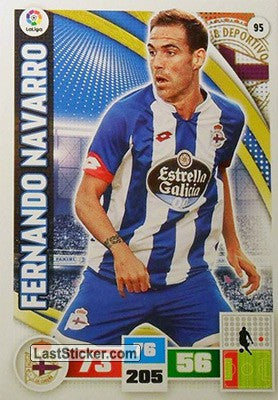 095 · Fernando Navarro · R.C. Deportivo · Básica - Panini Adrenalyn XL Liga BBVA 2015-16