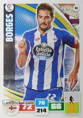 096 · Borges · R.C. Deportivo · Básica - Panini Adrenalyn XL Liga BBVA 2015-16
