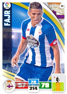 099 · Fajr · R.C. Deportivo · Básica - Panini Adrenalyn XL Liga BBVA 2015-16