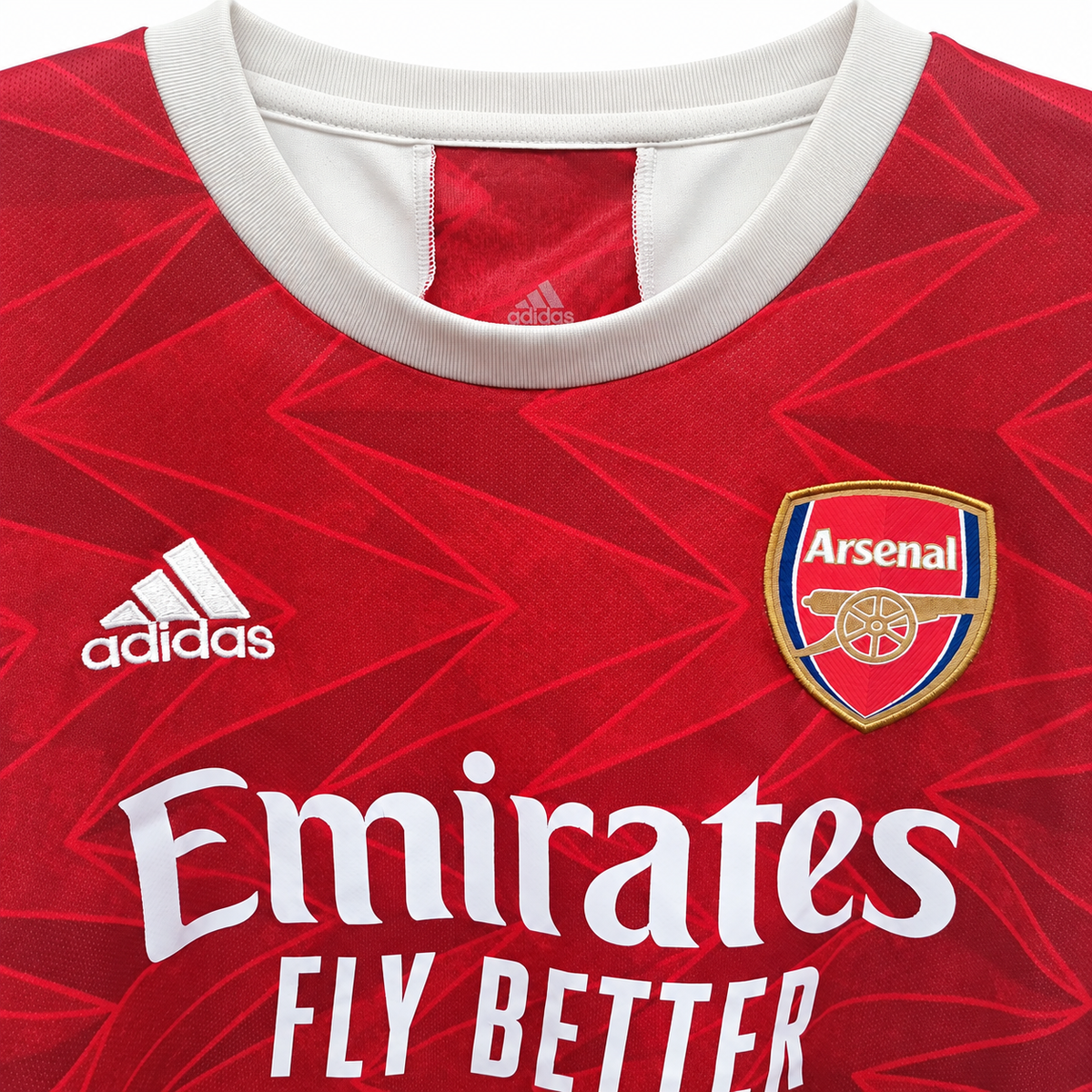 Camiseta Adidas Arsenal Primera Equipación 2020/2021 Versión Fan - Roja - Talla M