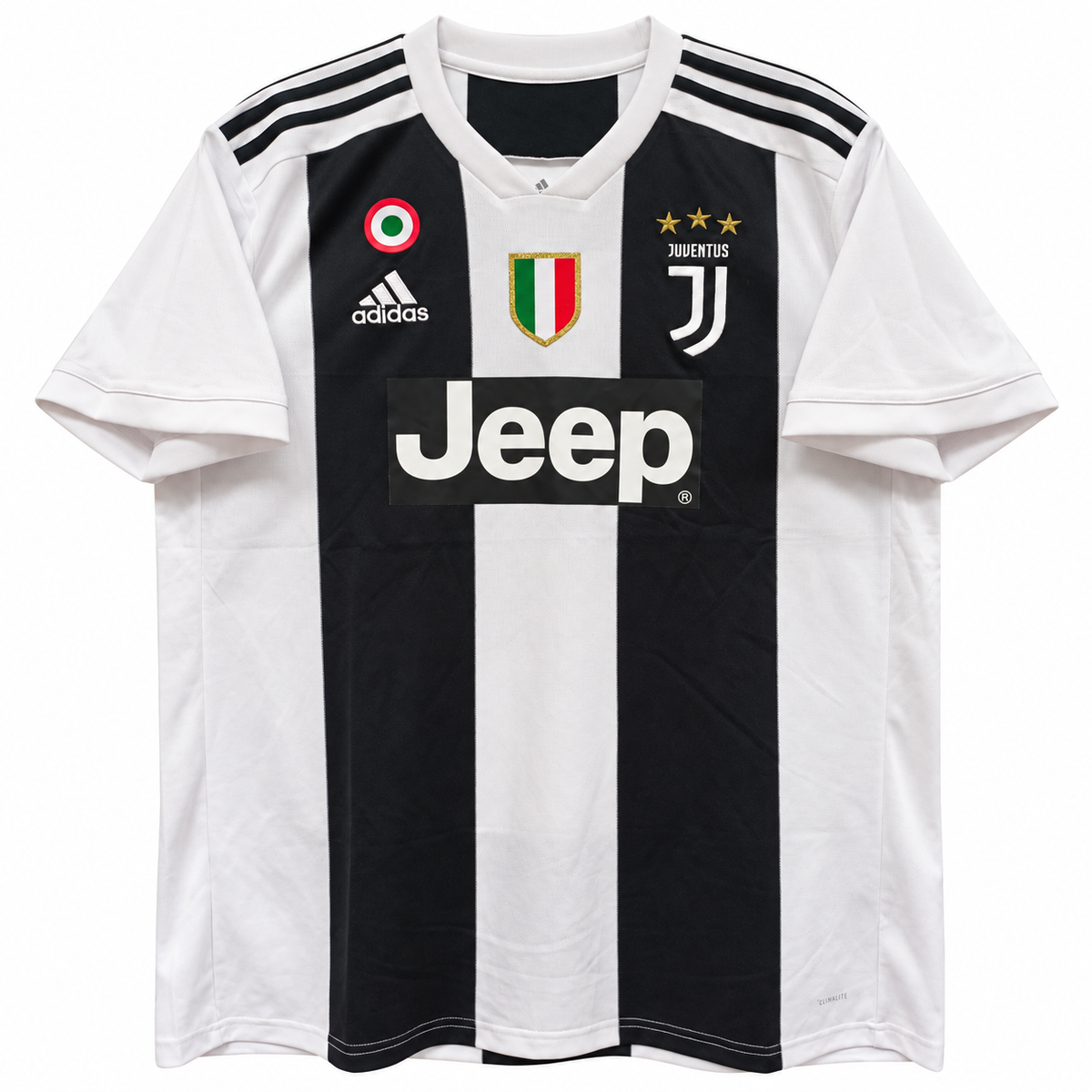 Camiseta Adidas Juventus Primera Equipación 2018/2019 Firmada por Juan Cuadrado - Bianconera - Talla L