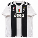 Camiseta Adidas Juventus Primera Equipación 2018/2019 Firmada por Juan Cuadrado - Bianconera - Talla L