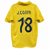 Camiseta Xtep Villarreal Primera Equipación 2014/2015 Matchworn - Jaume Costa #18 - Talla S