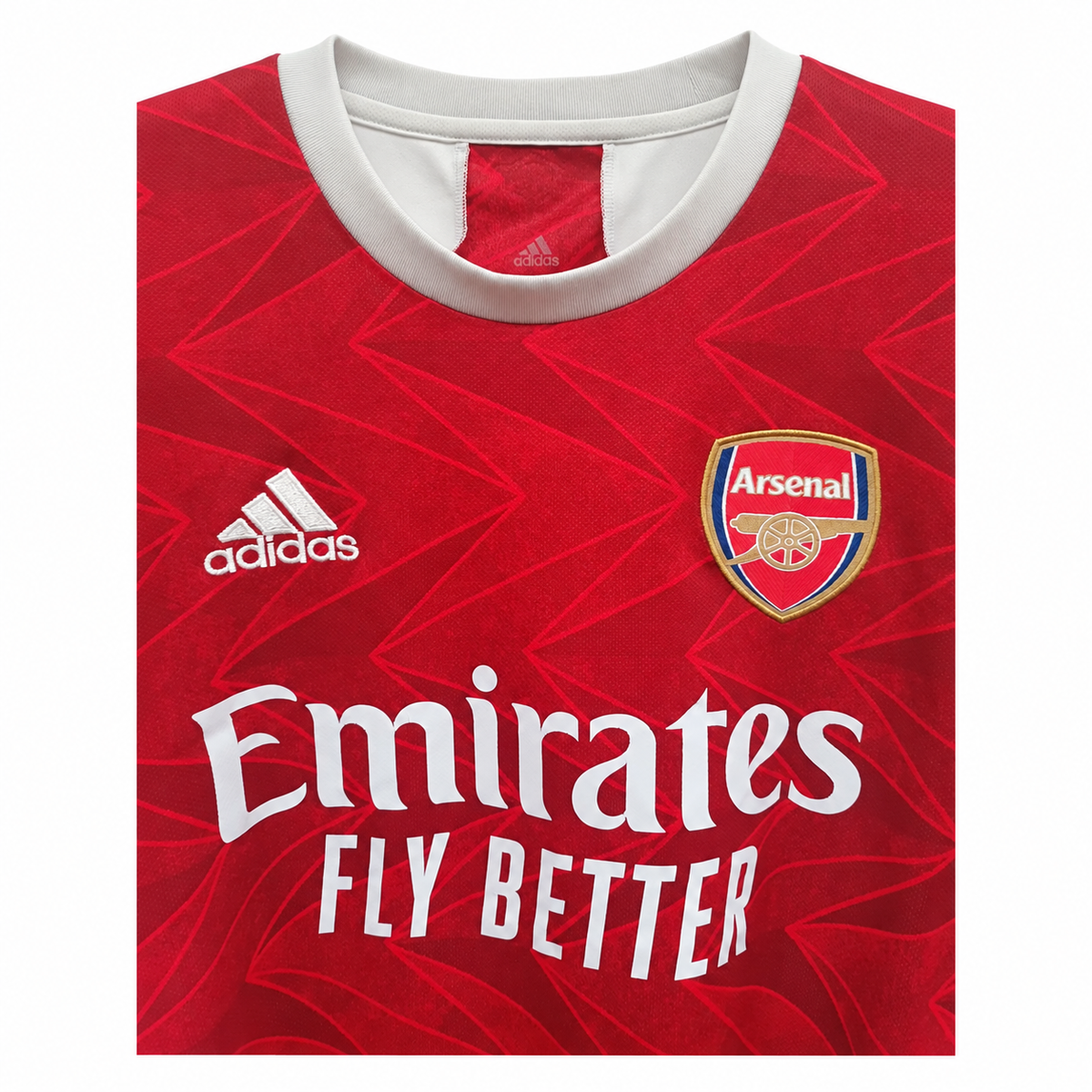 Camiseta Adidas Arsenal Primera Equipación 2020/2021 Versión Fan - Roja - Talla M