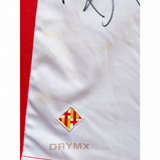 Camiseta Joma RCD Espanyol 2015/16 Talla L Segunda Equipación Blanca Cruz Roja – JUGUETE USADO CON FIRMAS (Sergio García, Caicedo, Asensio, etc.)