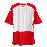 Camiseta Joma RCD Espanyol 2015/16 Talla L Segunda Equipación Blanca Cruz Roja – JUGUETE USADO CON FIRMAS (Sergio García, Caicedo, Asensio, etc.)